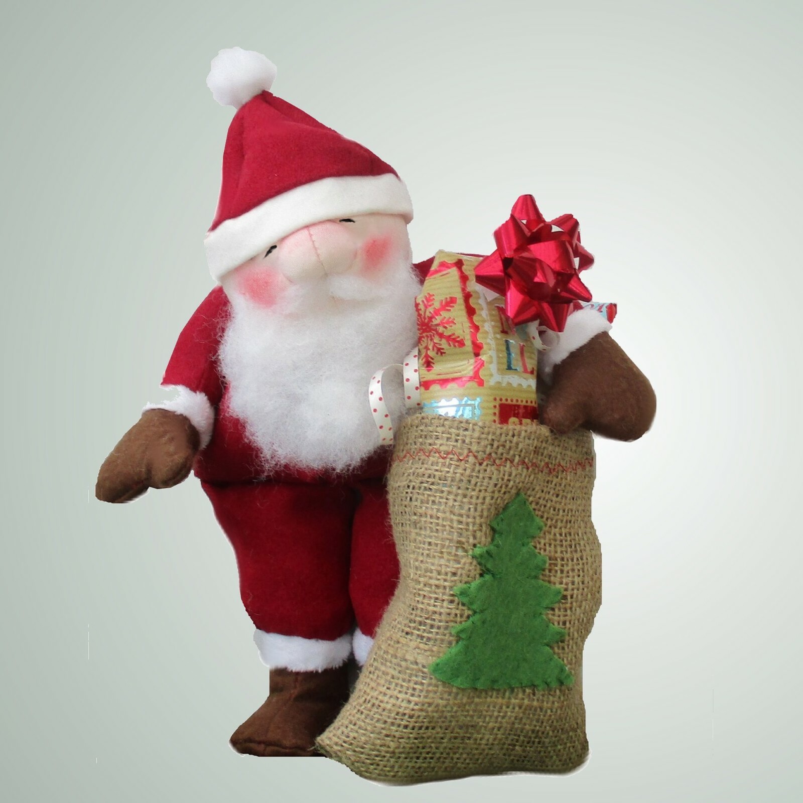 Santa Claus soft toy Father Christmas sewing pattern  12" tall (30cm)
