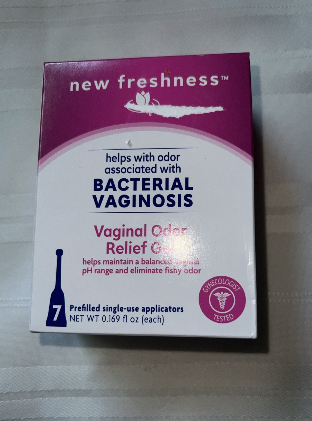 New Freshness Vaginal Odor Relief Gel for Bacterial Vaginosis - 1.69 fl oz