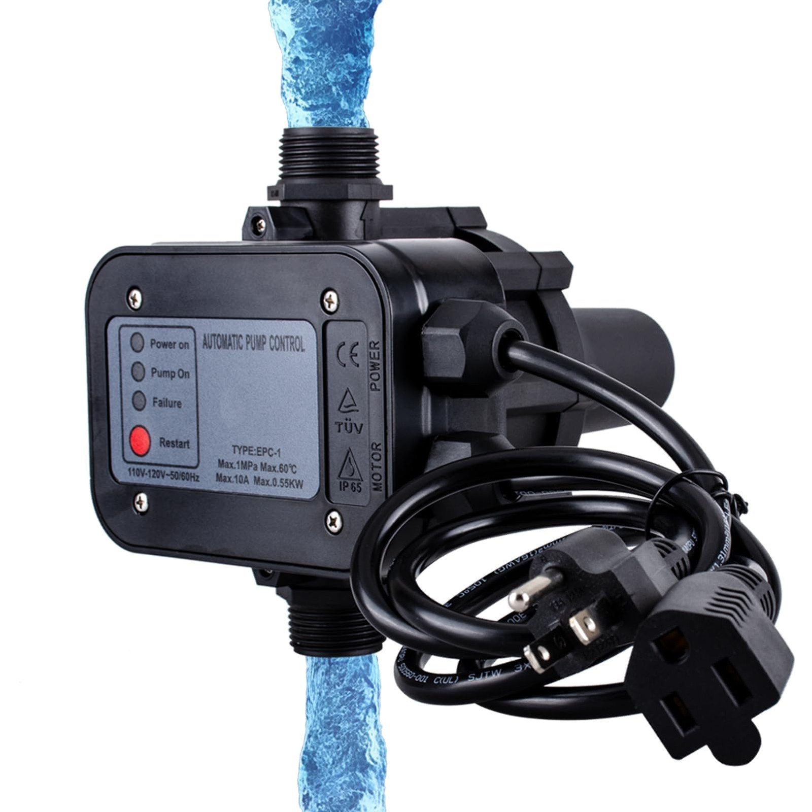 MARSTEK IP65 Automatic Water Pump Controller，Water Pump Pressure Switch Water...