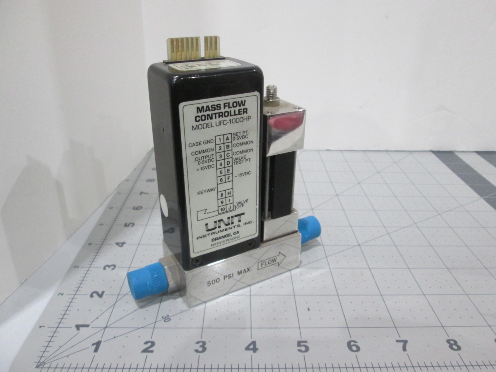 Unit, UFC-1000HP, Mass Flow Controller, O2, 500 SCCM, Used