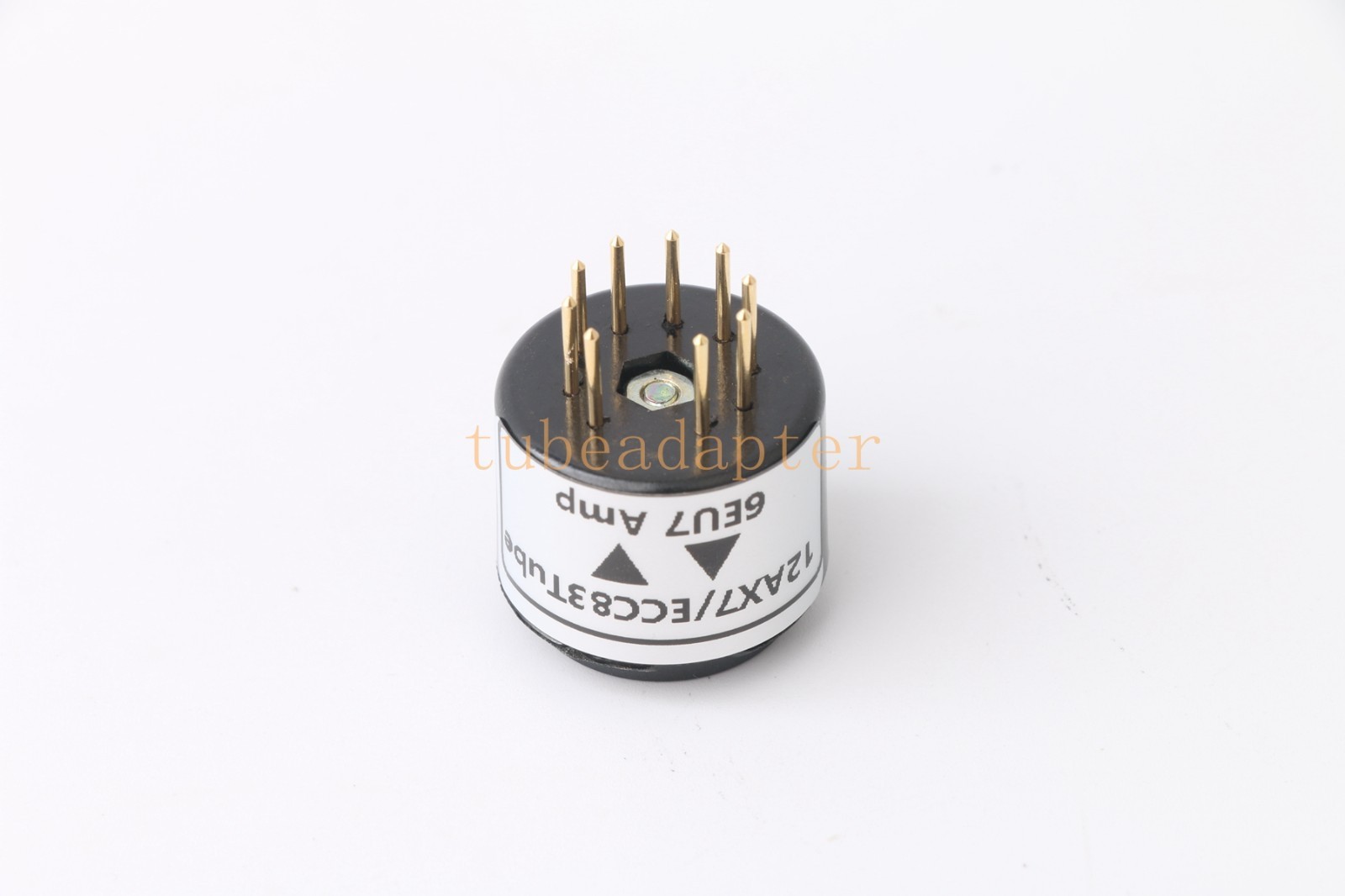 Pair 2pcs 6EU7(amp socket) to 12AX7 ECC83 tube converter adapter