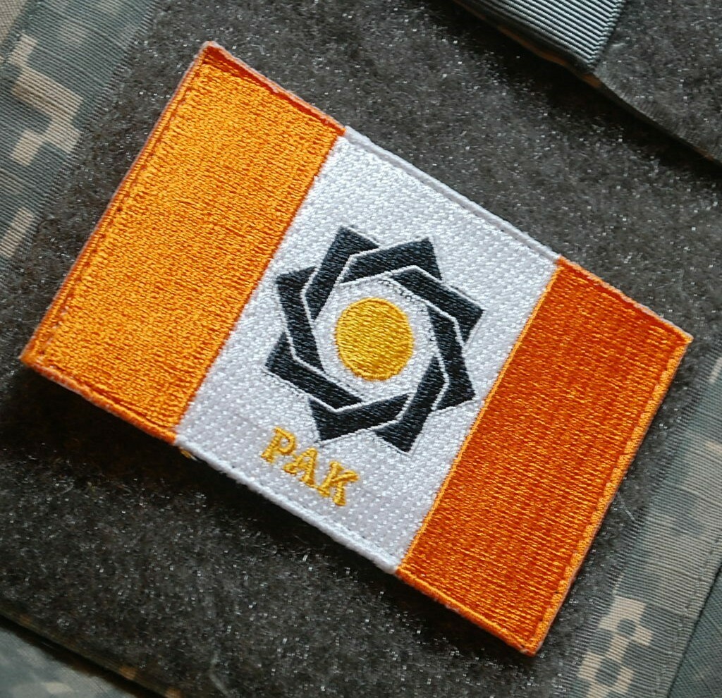 Kurdish Anti-Isis-Deash PESHMERGA Kurdistan Freedom Party velkrö Flag Insignia
