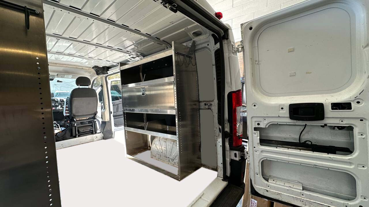 Aluminum Shelving Unit with Door for Ford Transit ProMaster High Roof - NEW
