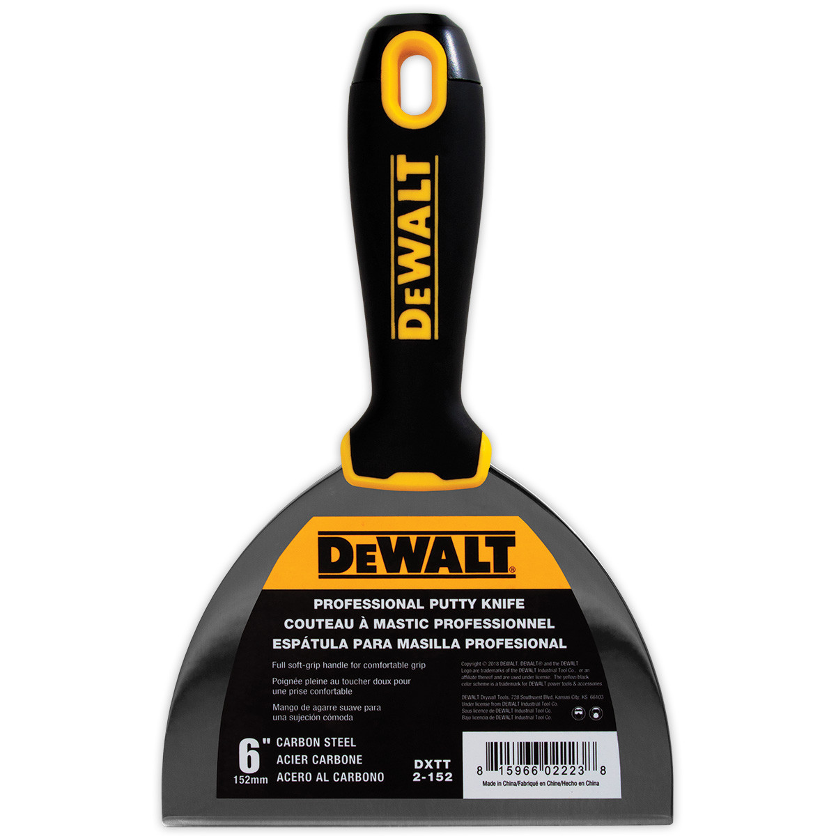 DEWALT 6 Piece Putty Knife Set 3" 4" 5" 6"8" 10" Carbon Steel | DXTT-3-149