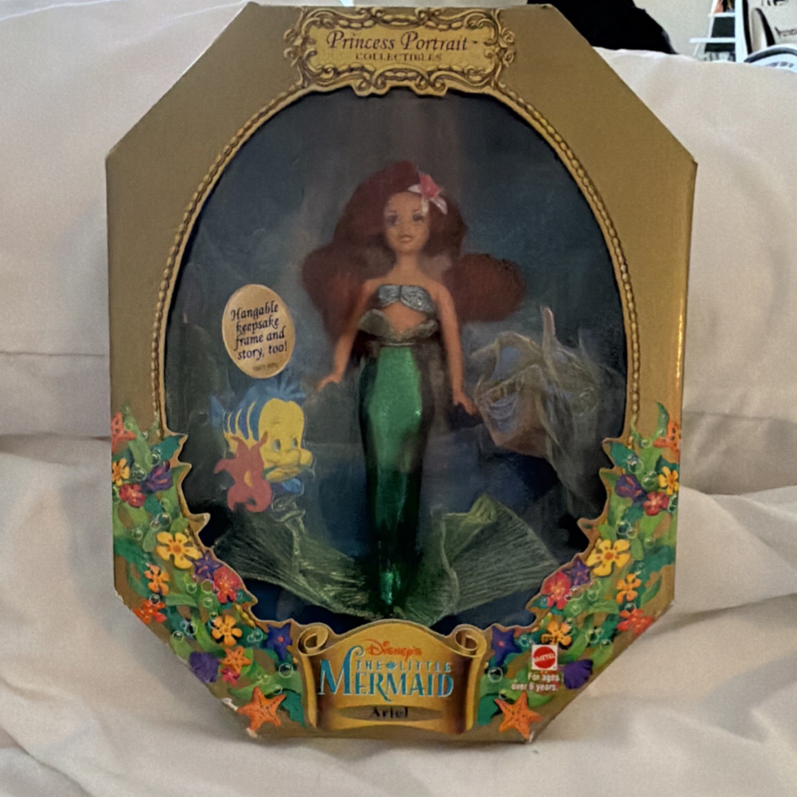 Mattel Princess Portrait Collection Ariel The Little Mermaid Doll 1997