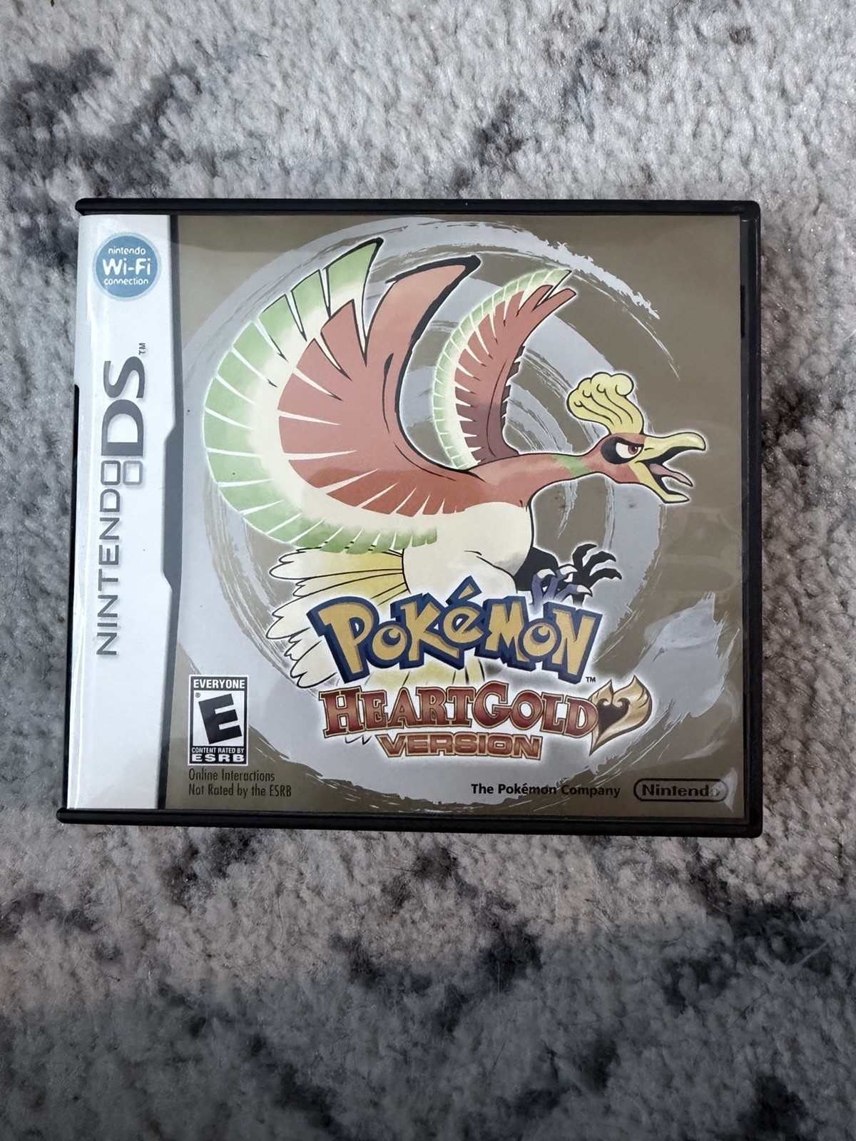 NO GAME Authentic Pokemon HeartGold Version Nintendo DS CASE With Manual ONLY