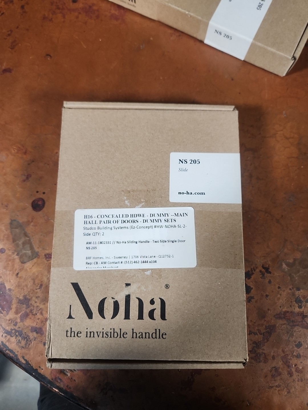 NO-HA 2.0 Invisible Handle (Slide Handle) - NS 205 Slide