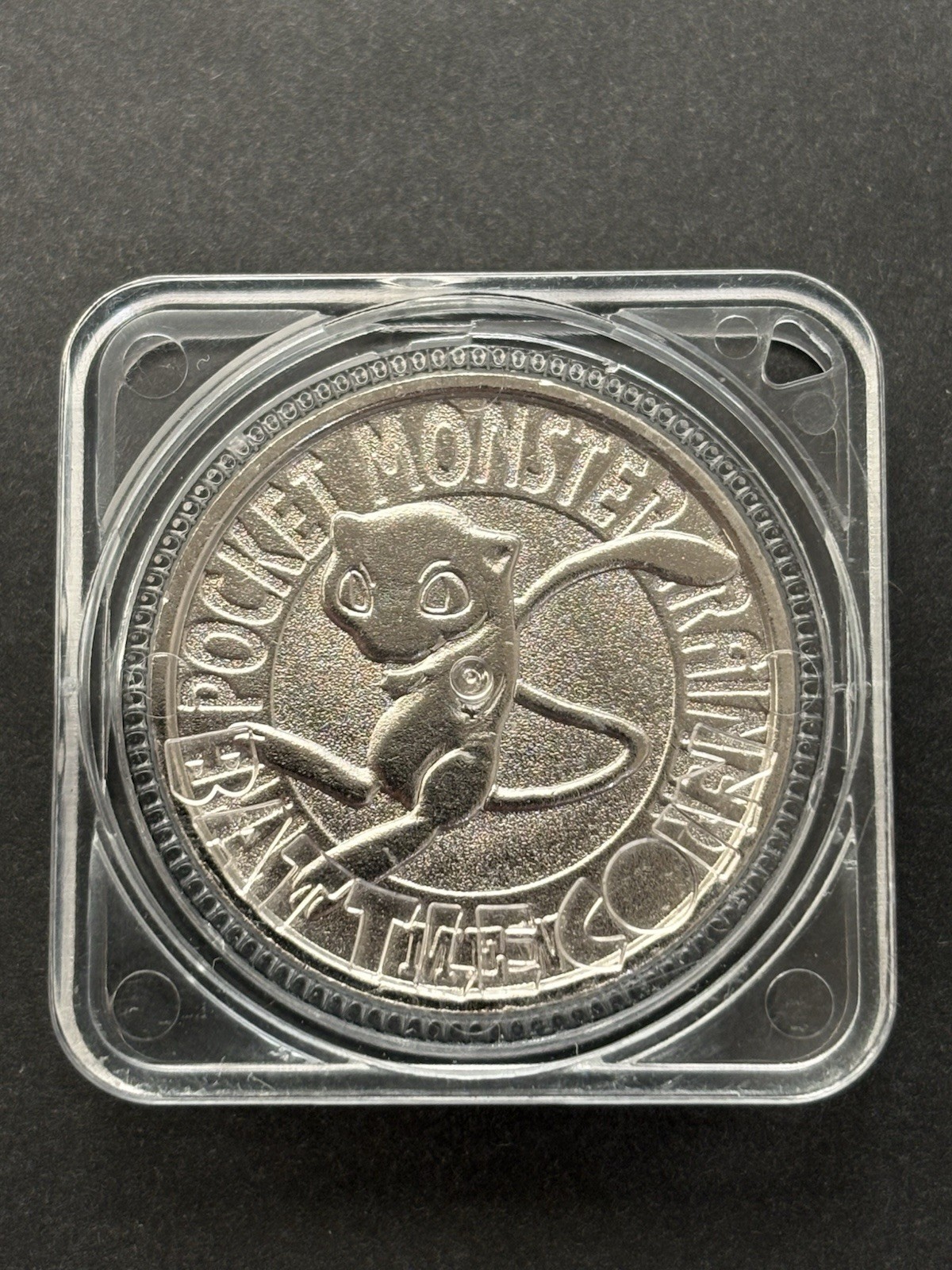 Mew NO.151 Pokémon Battle Coin Medal 1997 Pokemon Japanese Rare Silver Color