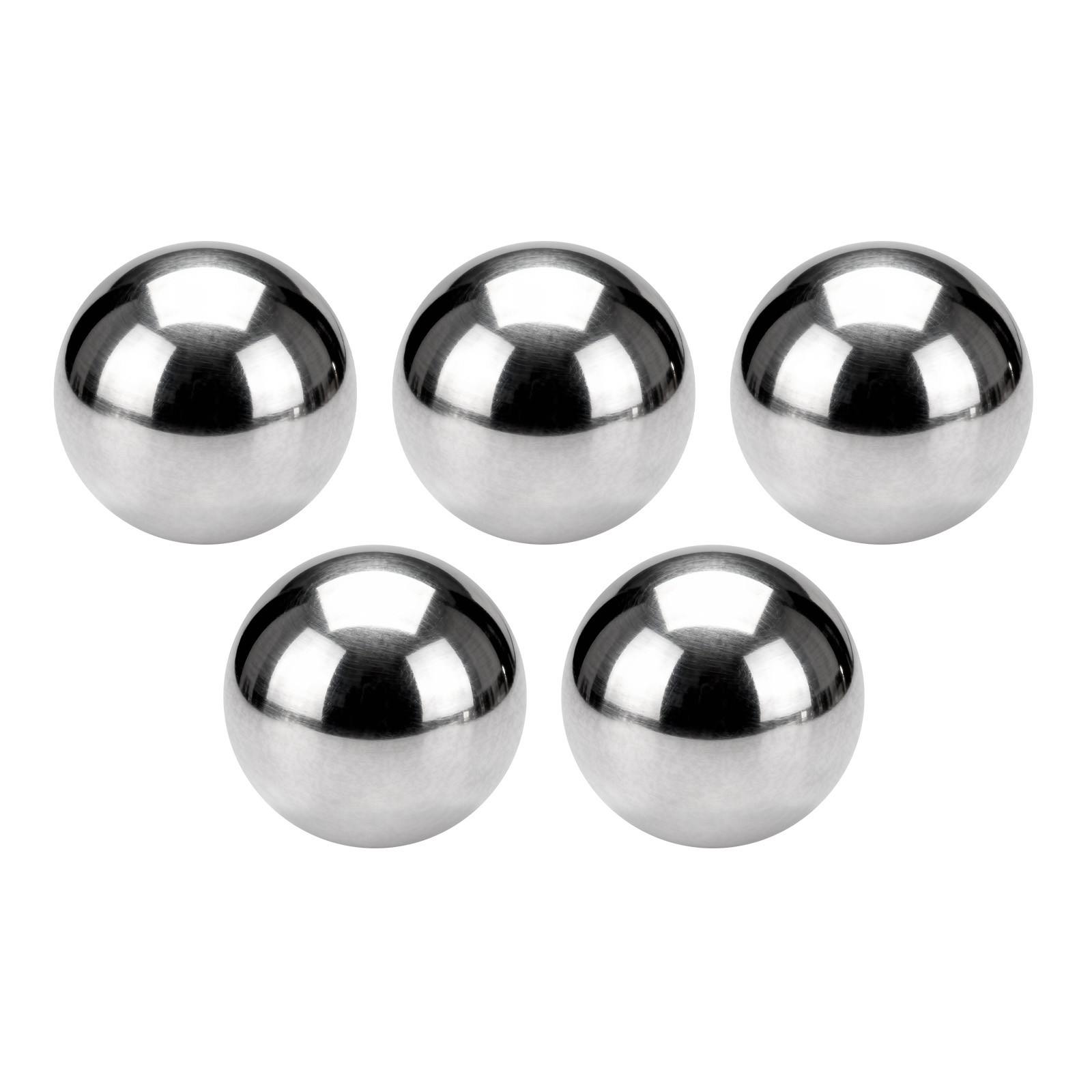 5Pcs 15mm Bearing Balls, 316L Stainless Steel G200 Precision (Mirror Polished)