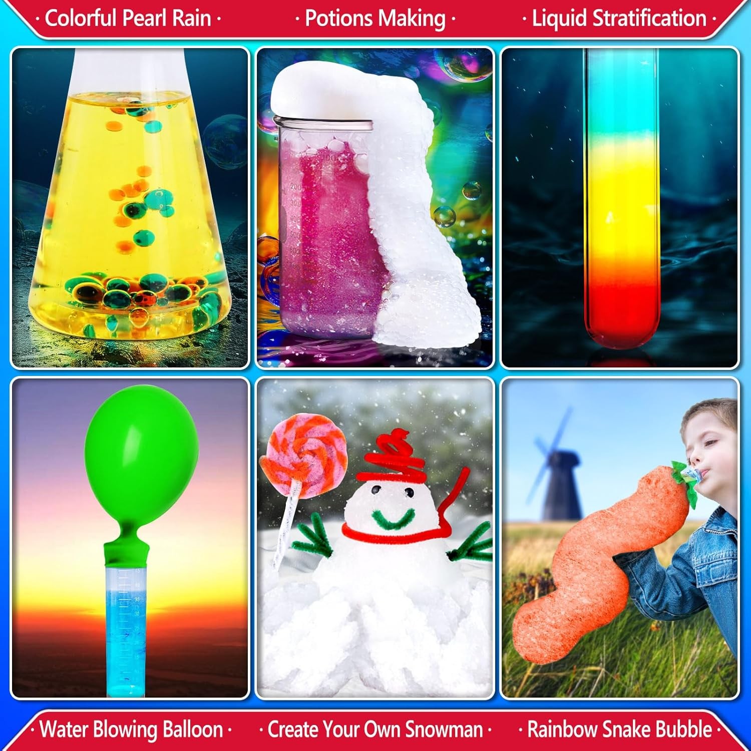 Kids 210 Lab Experiments Kit - Scientist Lab Coat Costume Dress Up Role Play