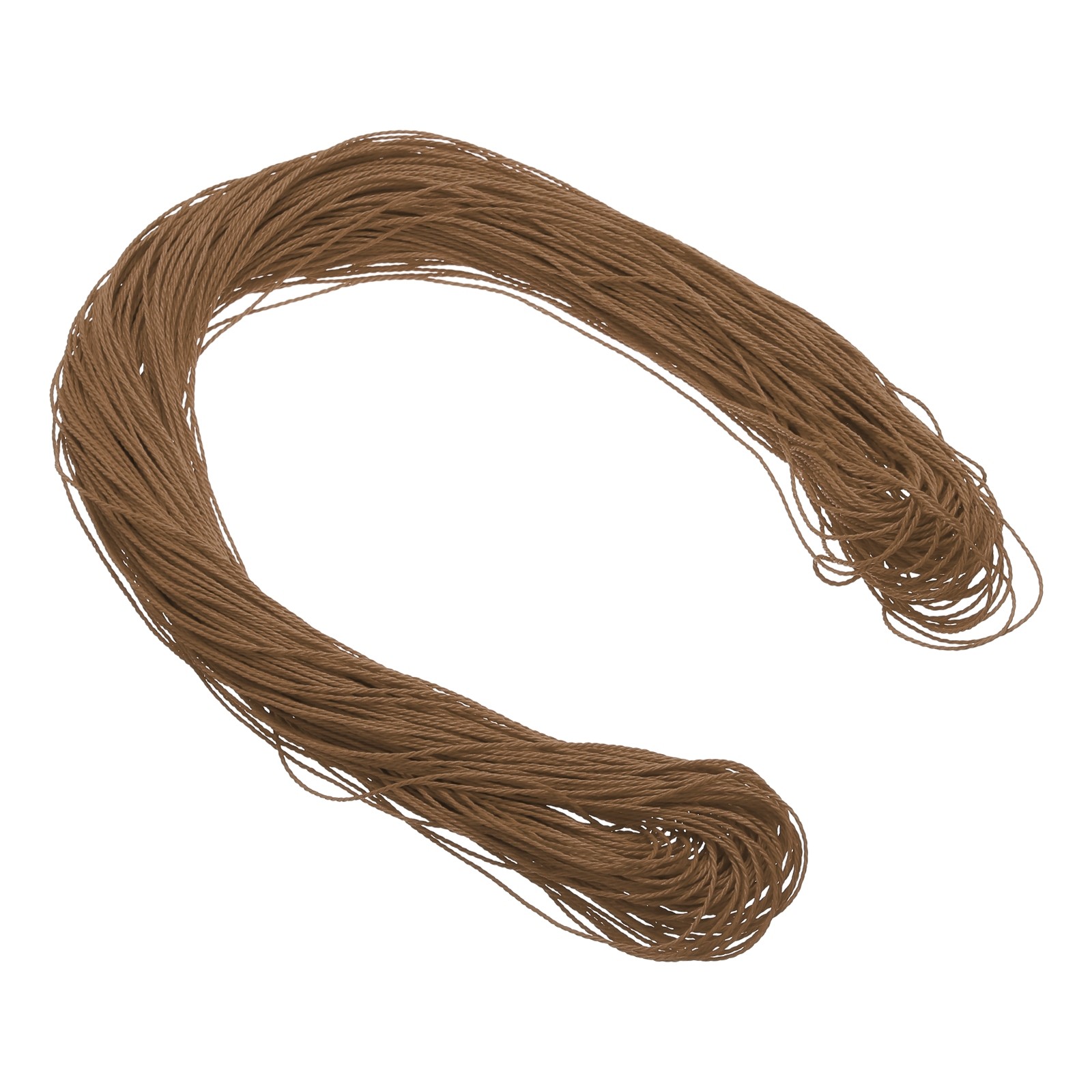 1mm 109 Yard Waxed Polyester Cord Coffee for Jewelry Making