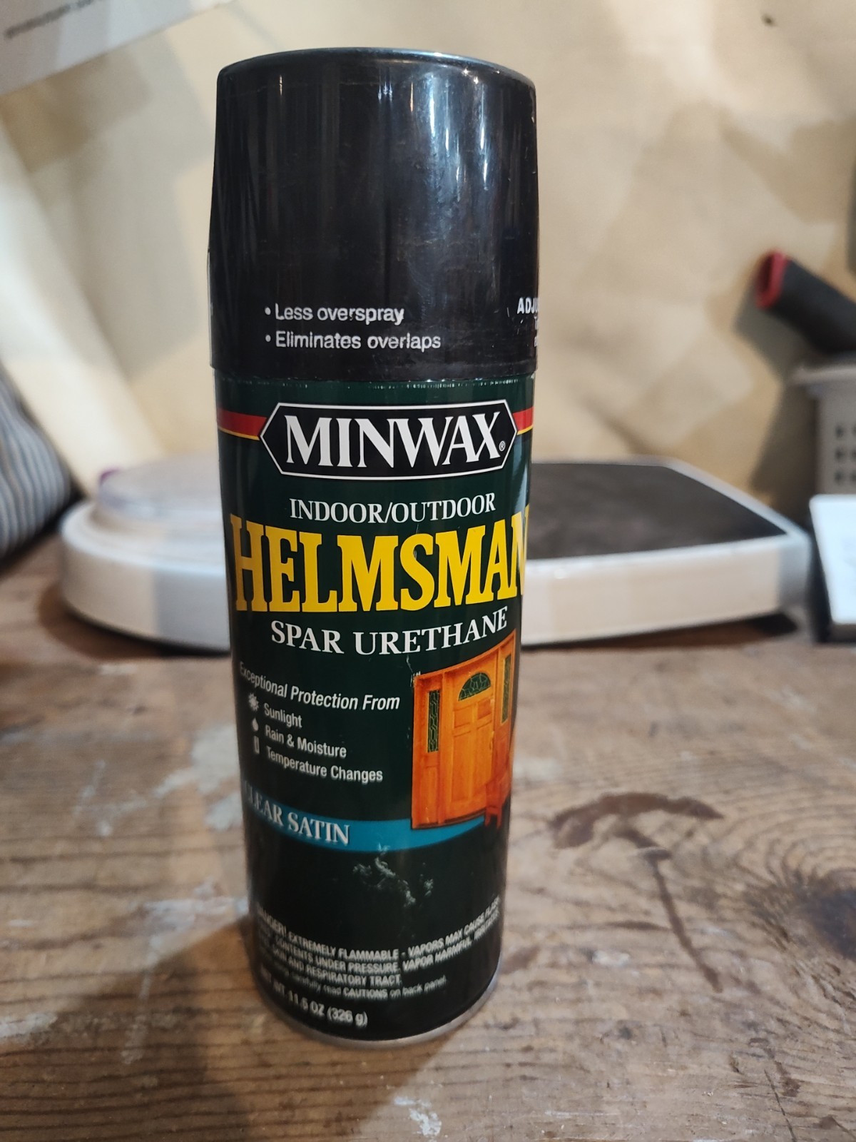 Minwax 33255 Helmsman Satin Spar Urethane Finish, 11.5 oz. Aerosol - Quantity 1
