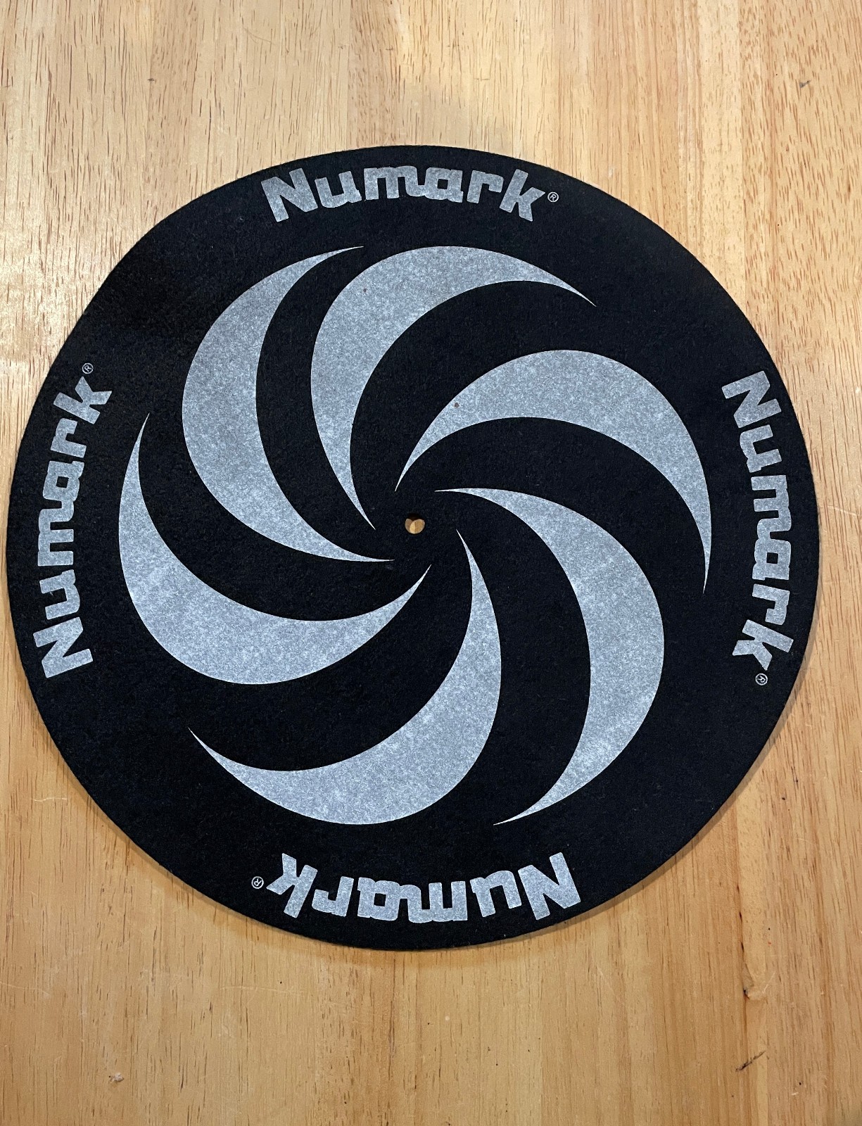 Black & White Numark Logo Felt Turntable Slipmat 12" Inch Hip Hop DJ