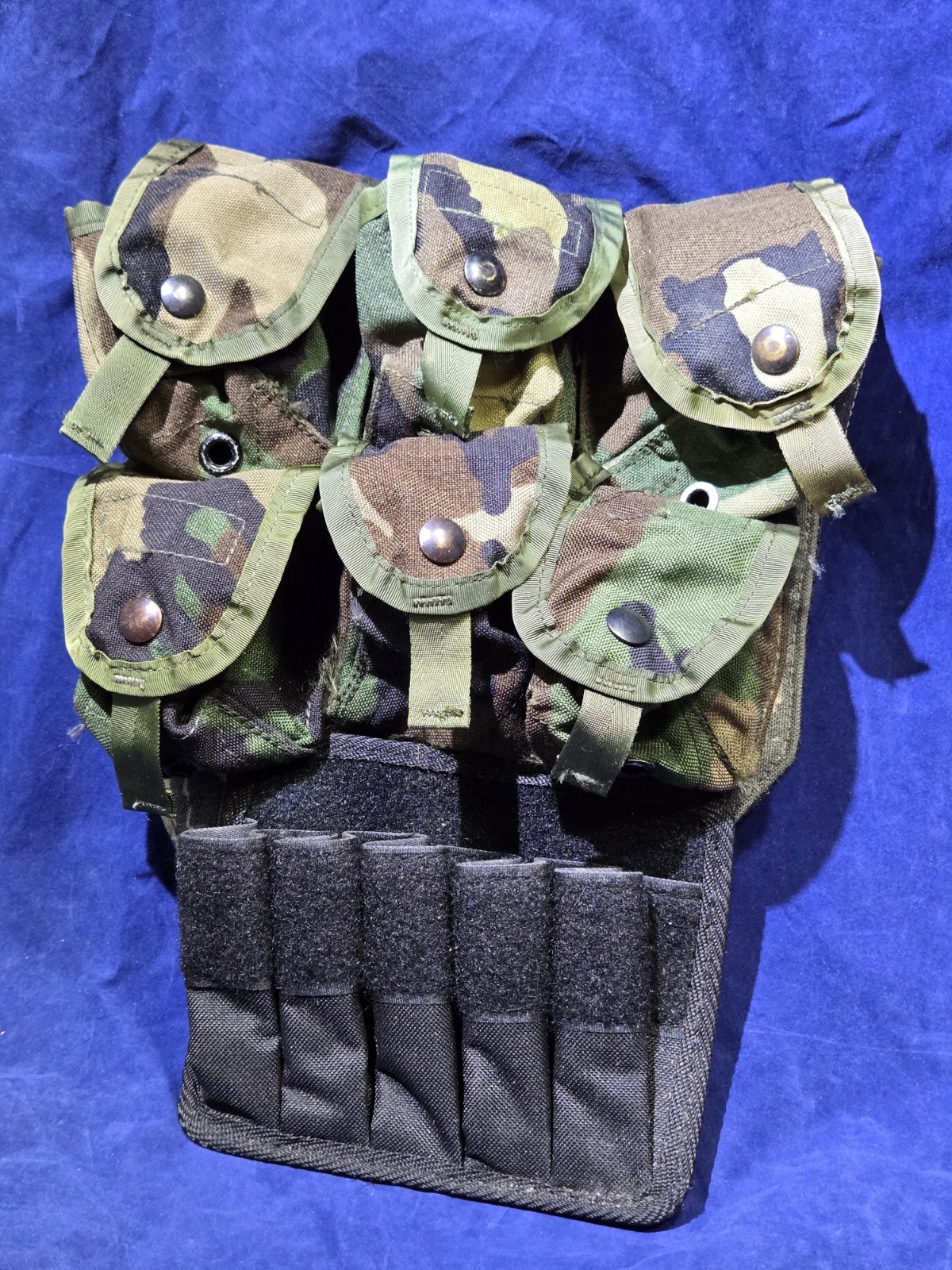 Vintage M81 Woodland Camo Tactical Chest Rig Load Bearing Vest & More