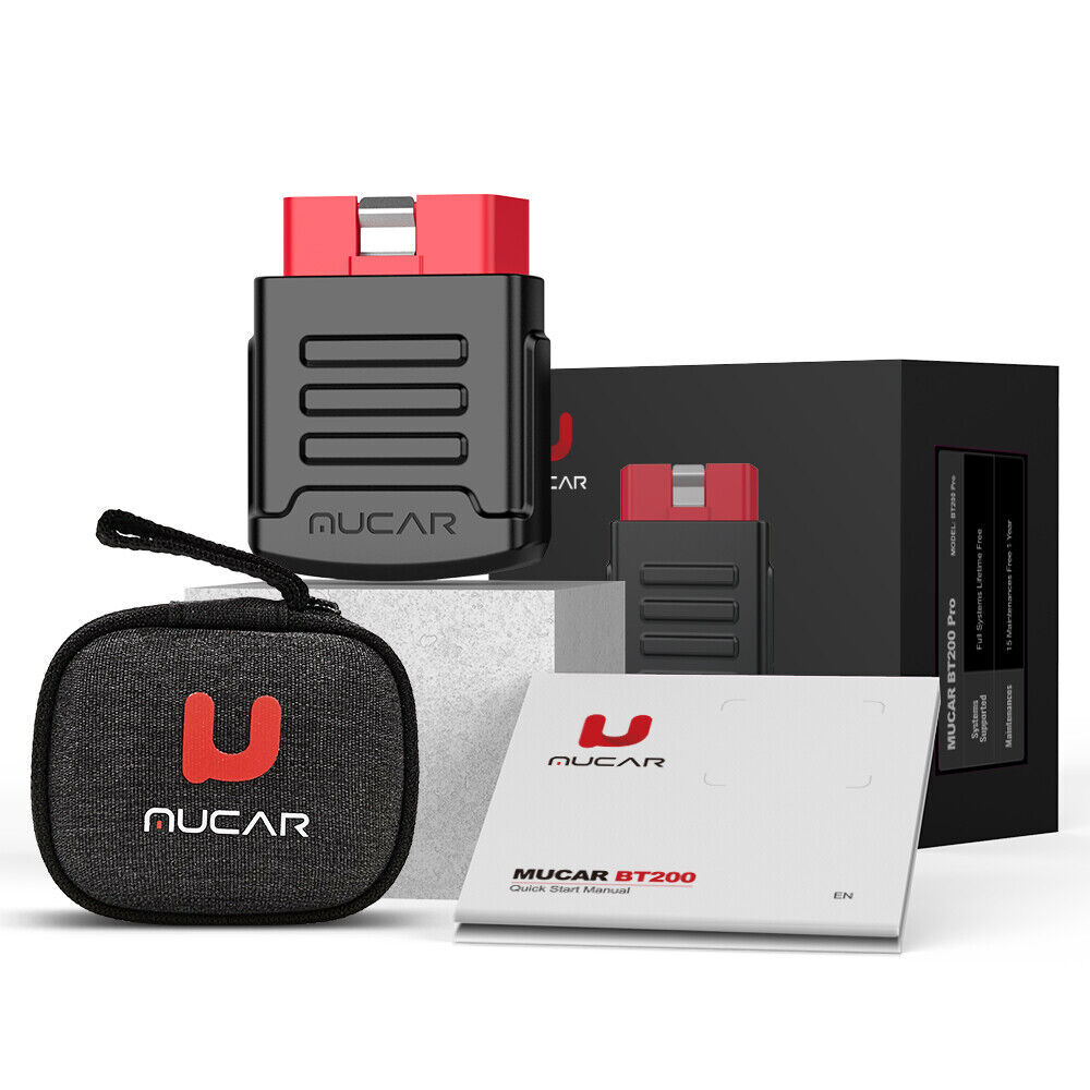 🔥MUCAR BT200 Pro OBD2 Scanner Code Reader Full System Car Diagnostic Tool