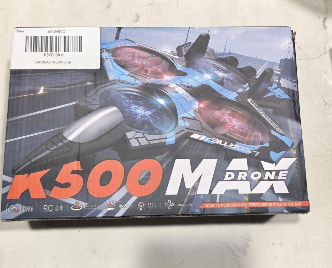 K500 Max Drone for Kids and Beginners RC Plane, Remote black