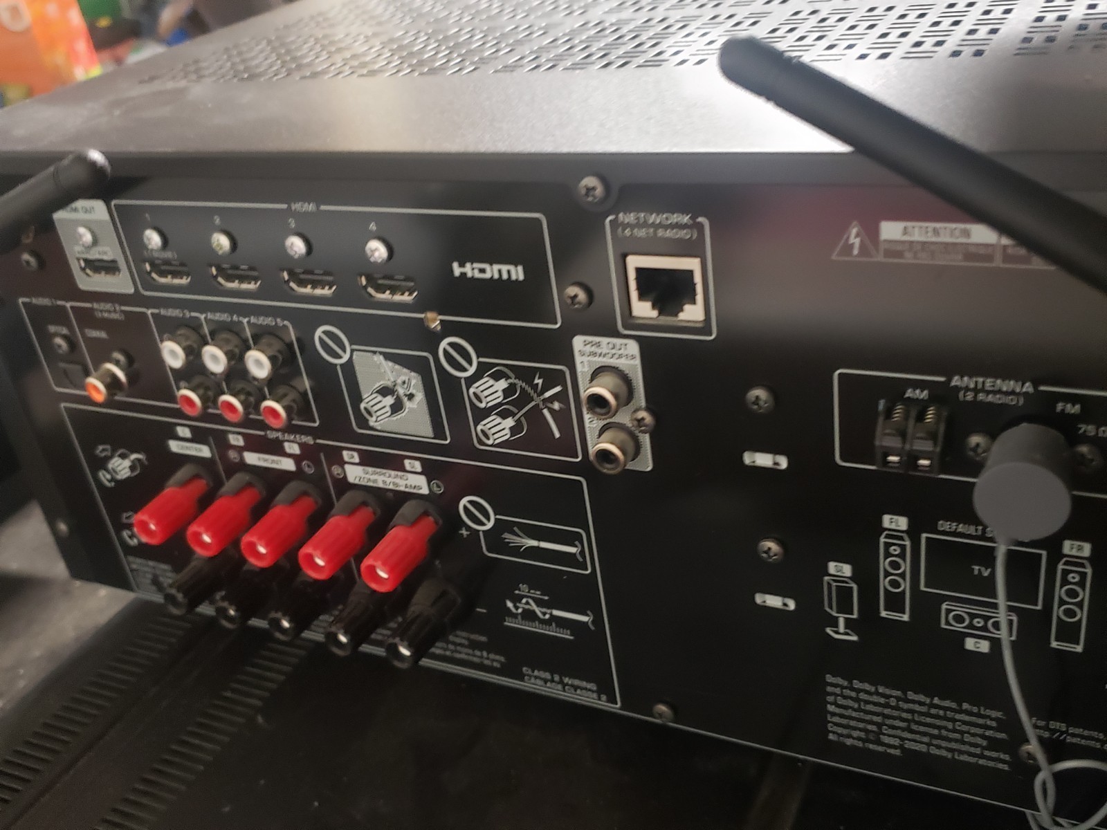 Yamaha RX-V4A 5.2 Channel AV Receiver Complete