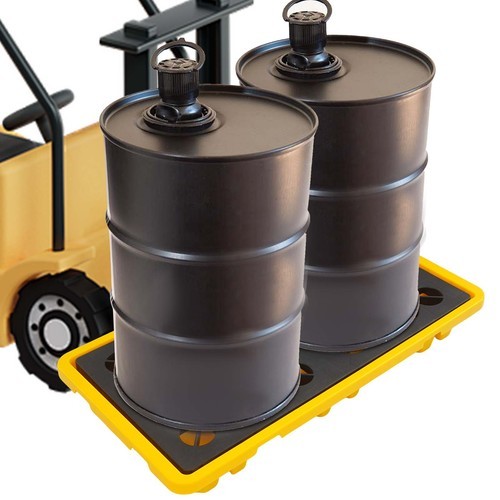Spill Containment Platform, Spill Containment Platform With Drain Outlet