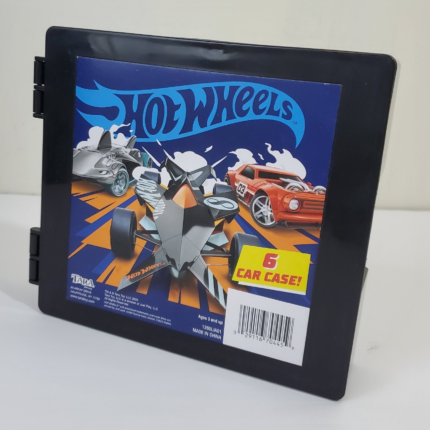 HOT WHEELS CARS STORAGE CASE BOX BY TARA TOY BLACK
