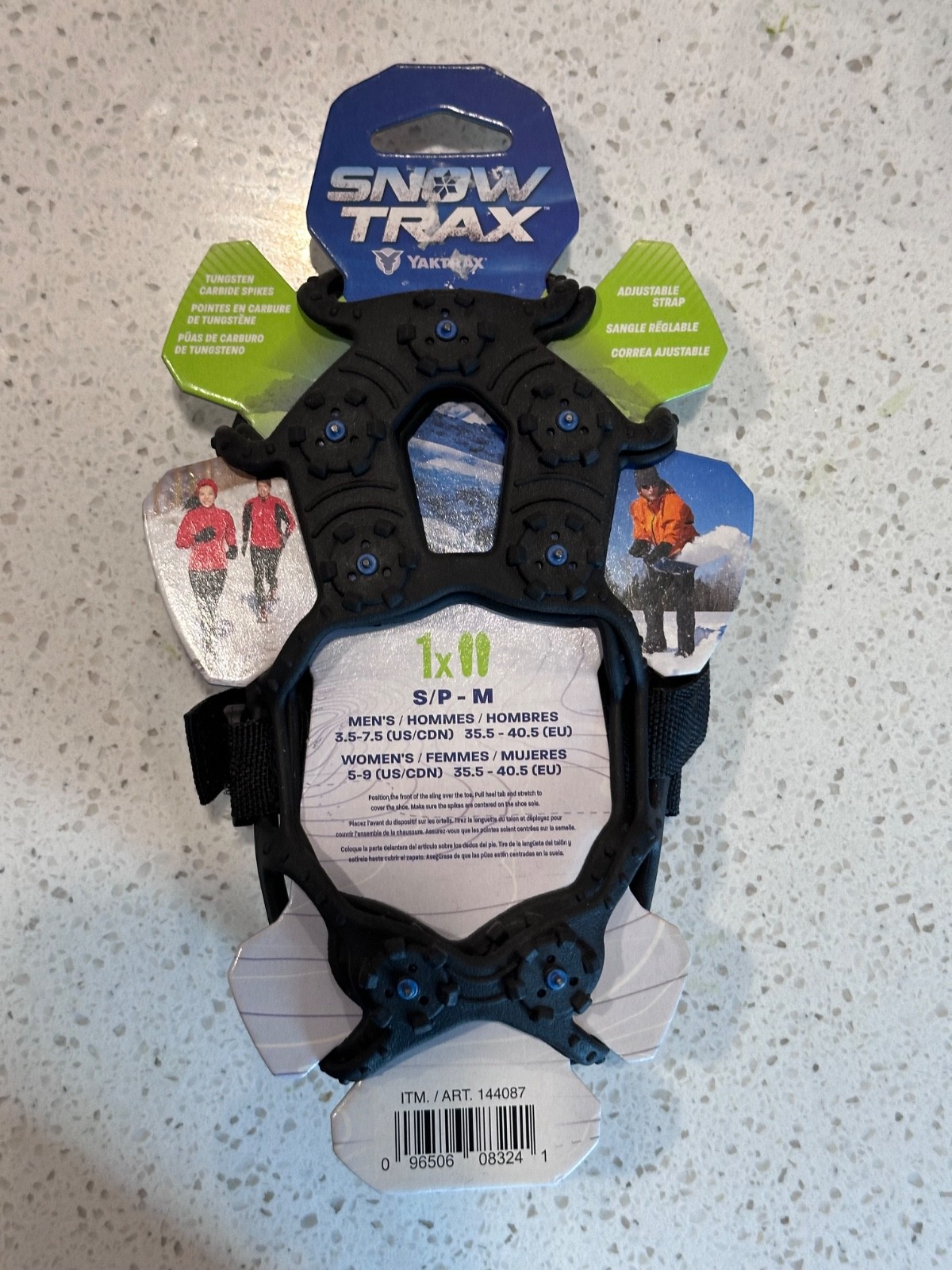 SNOW TRAX by YAKTRAX (Mens US 3.5-7.5 & Womens 5-9) S-M