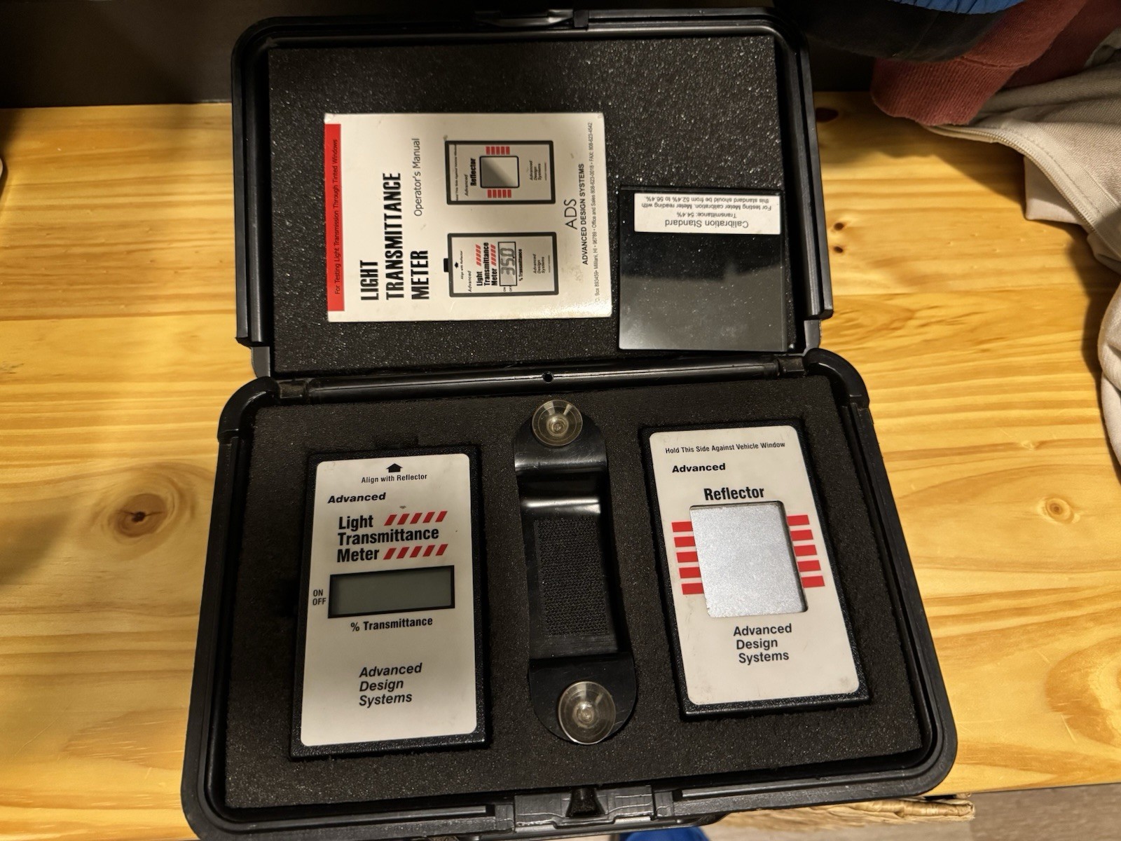 Advanced Design Systems ADS light transmittance tint meter