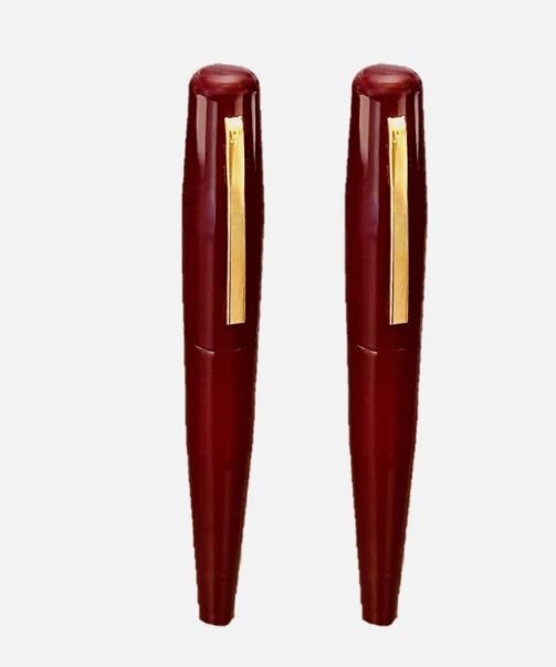 2 Police Magnum Burgundy Pen Pepper Spray Self Defense OC Personal Protection