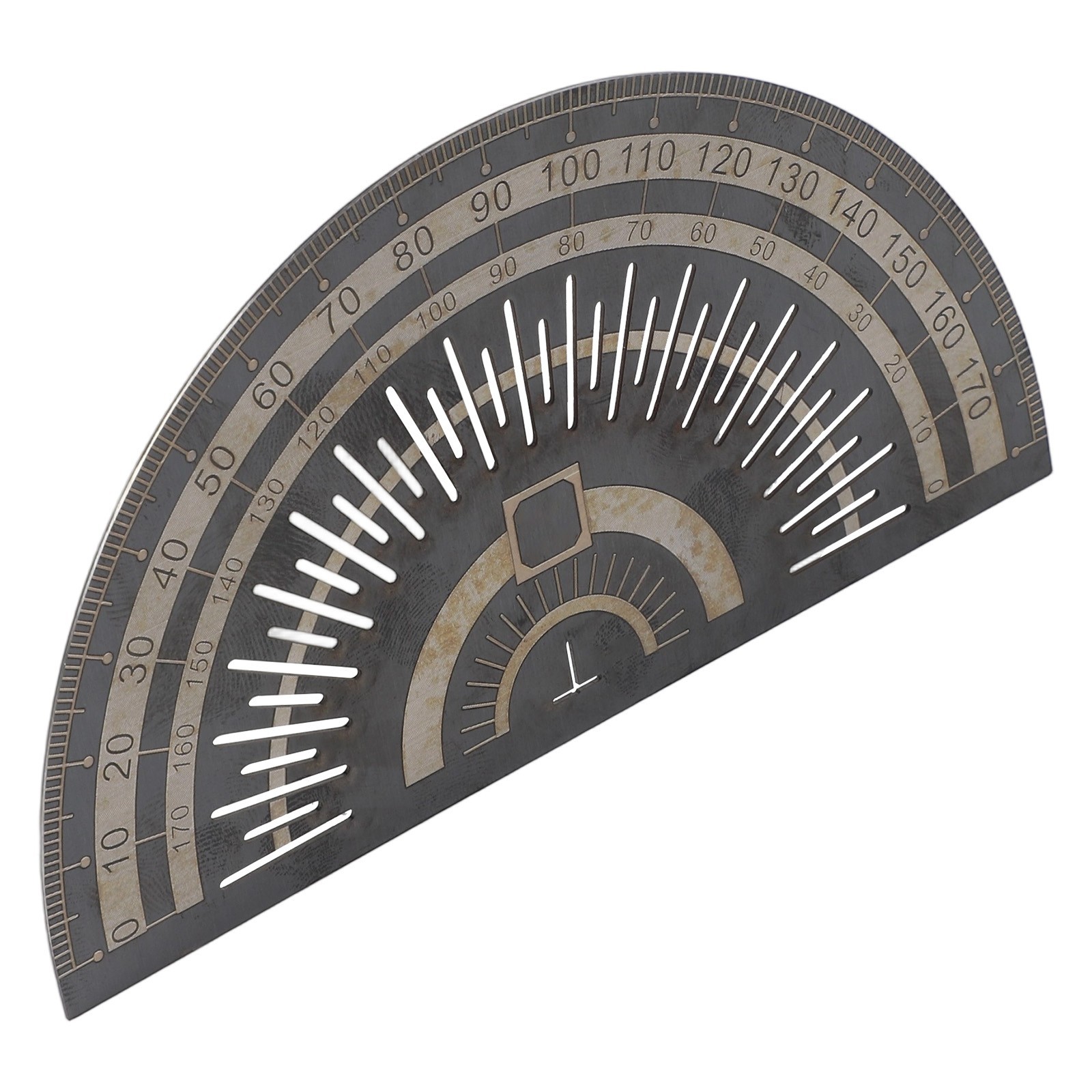 Stainless Steel Protractor for Accurate Angle Measurement in Craft Projects