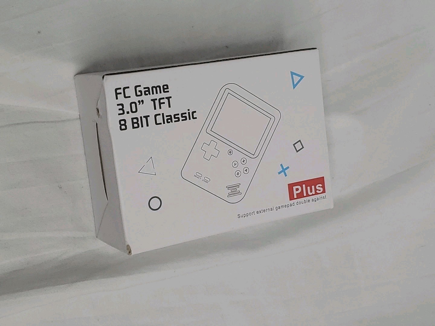 FC Game Handheld Console Red 3.0” 8 Bit Classic New Gamepad LCD (AQA)