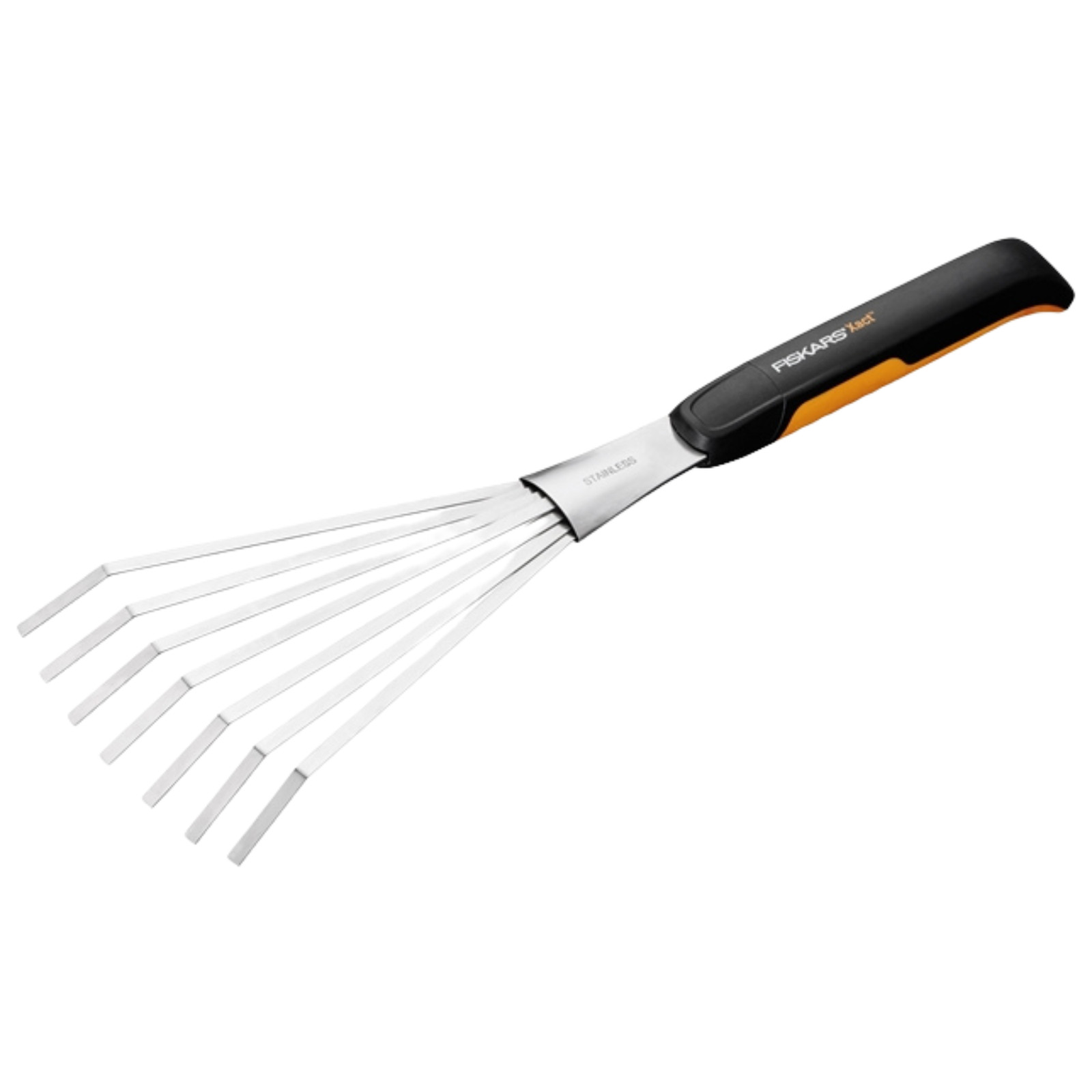 Fiskars Xact Hand Rake [SoftGrip]: 17.24 in