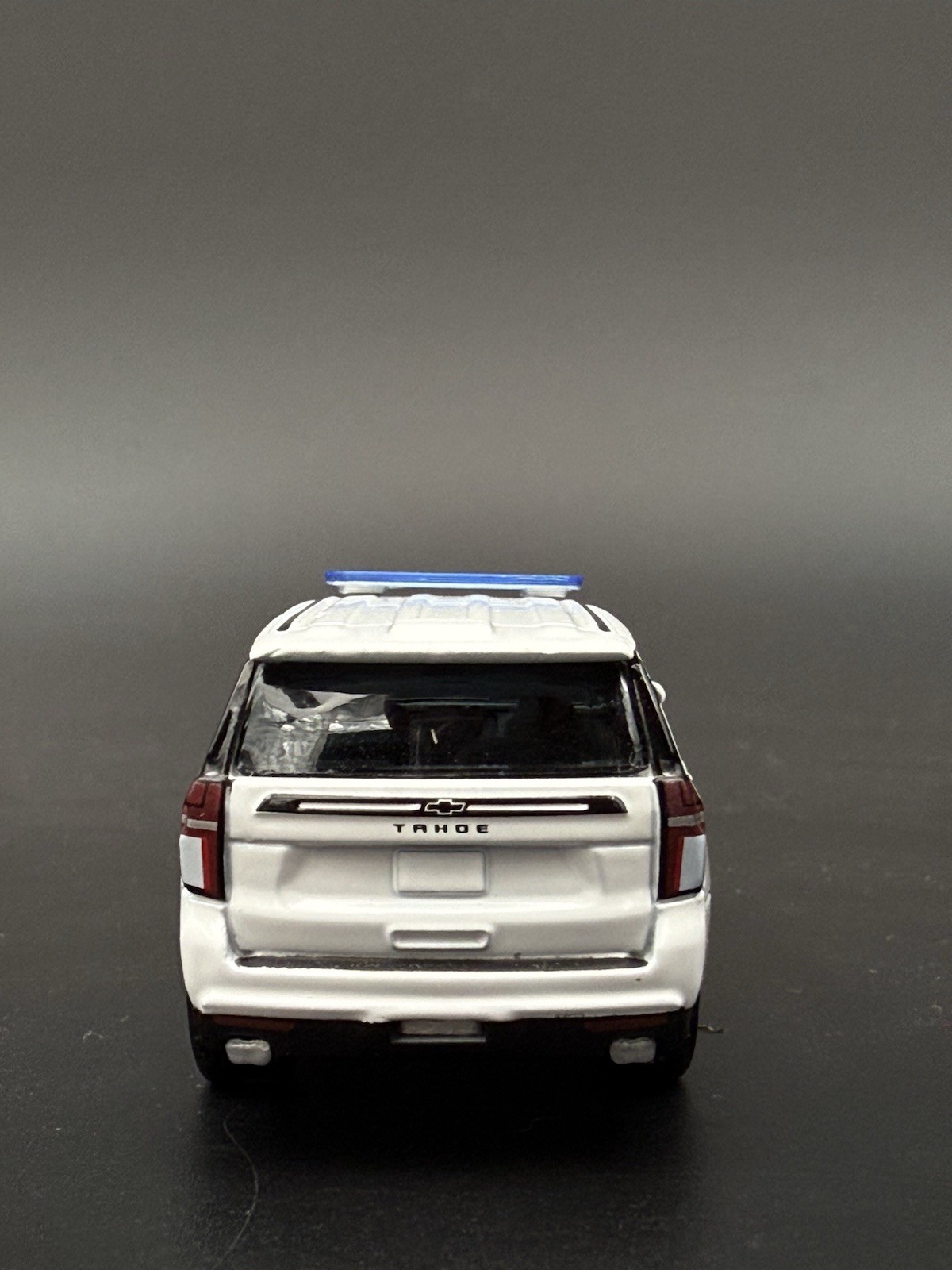 2-Pack 1/64 Scale Model Silver Top Blue LED Style Whelen Lightbar 6402BS