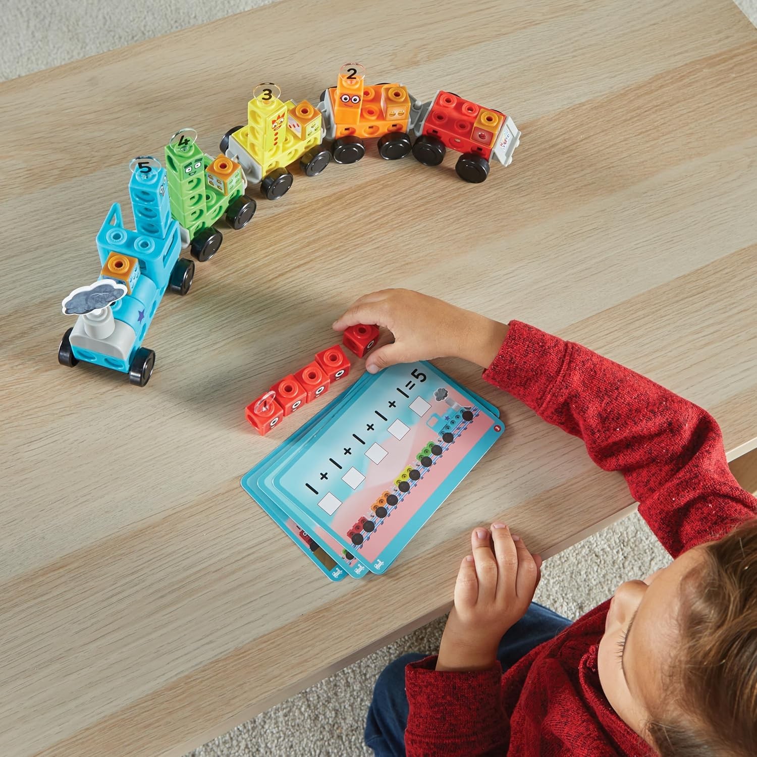 hand2mind Numberblocks Express Train MathLink Cubes Activity Set, Preschool...