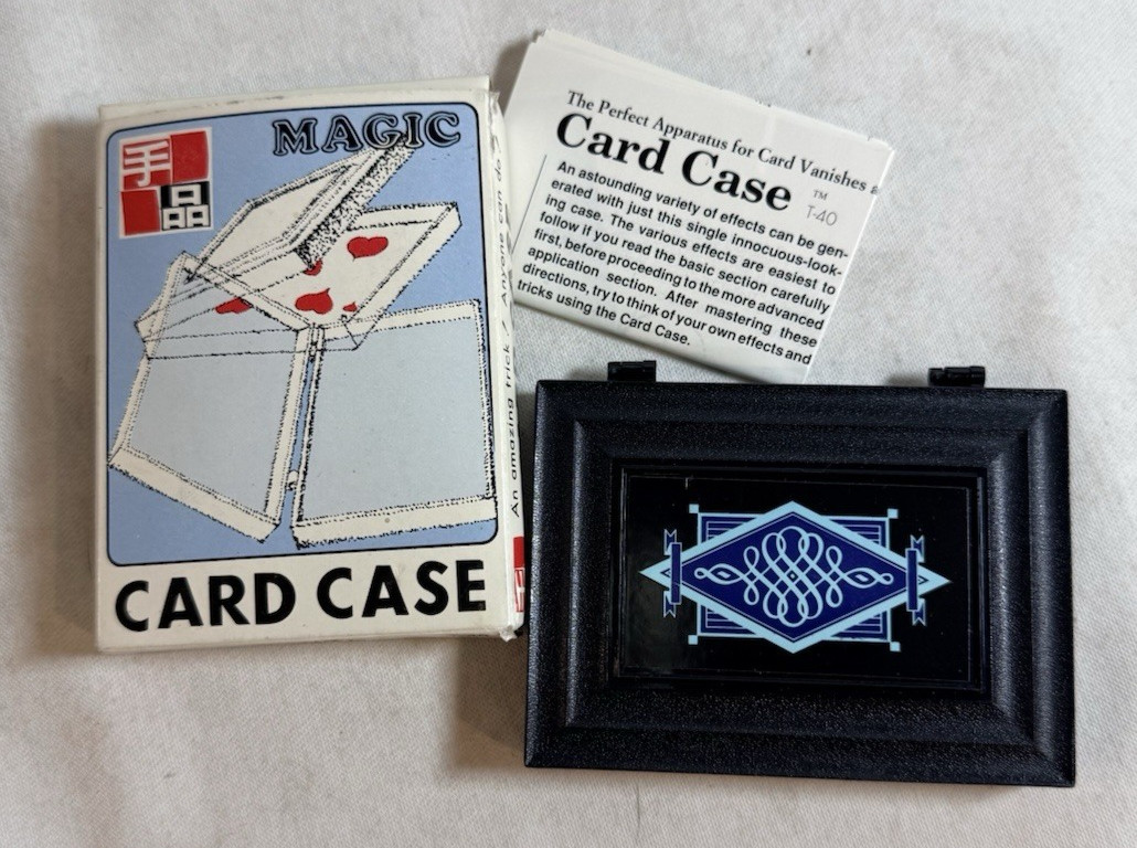 Tenyo T-40 Magic Card Case Trick - Vintage Original Japan Card Trick