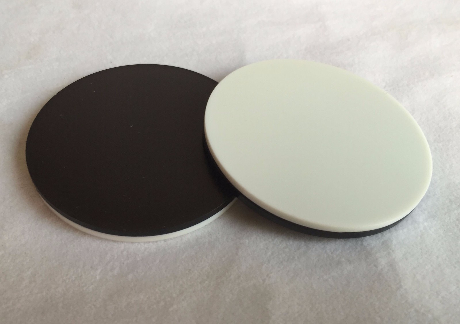 New Diameter 100mm Opaque Specimen Stage White and Black for Stereo Microscope
