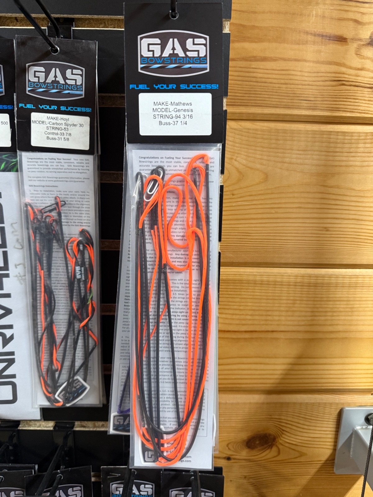 Gas Bowstrings Genesis Original Nasp Flo Orange  String Set