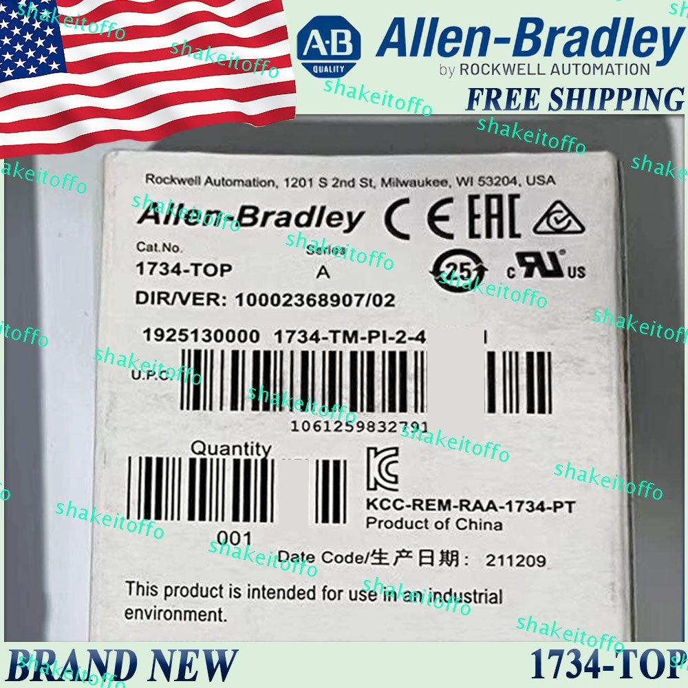 New Sealed AB 1734-TOP POINT I/O Terminal Base Free Ship US Stock AB