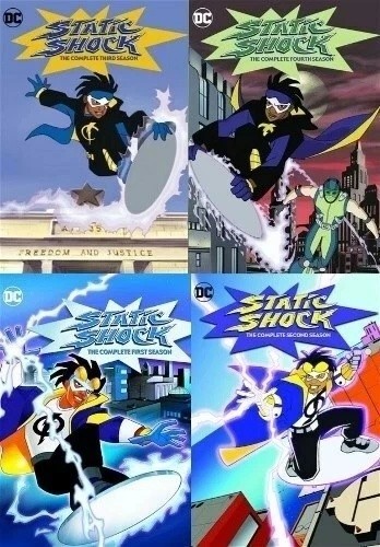 STATIC SHOCK COMPLETE TV SERIES  SEASONS 1-4 DVD New US