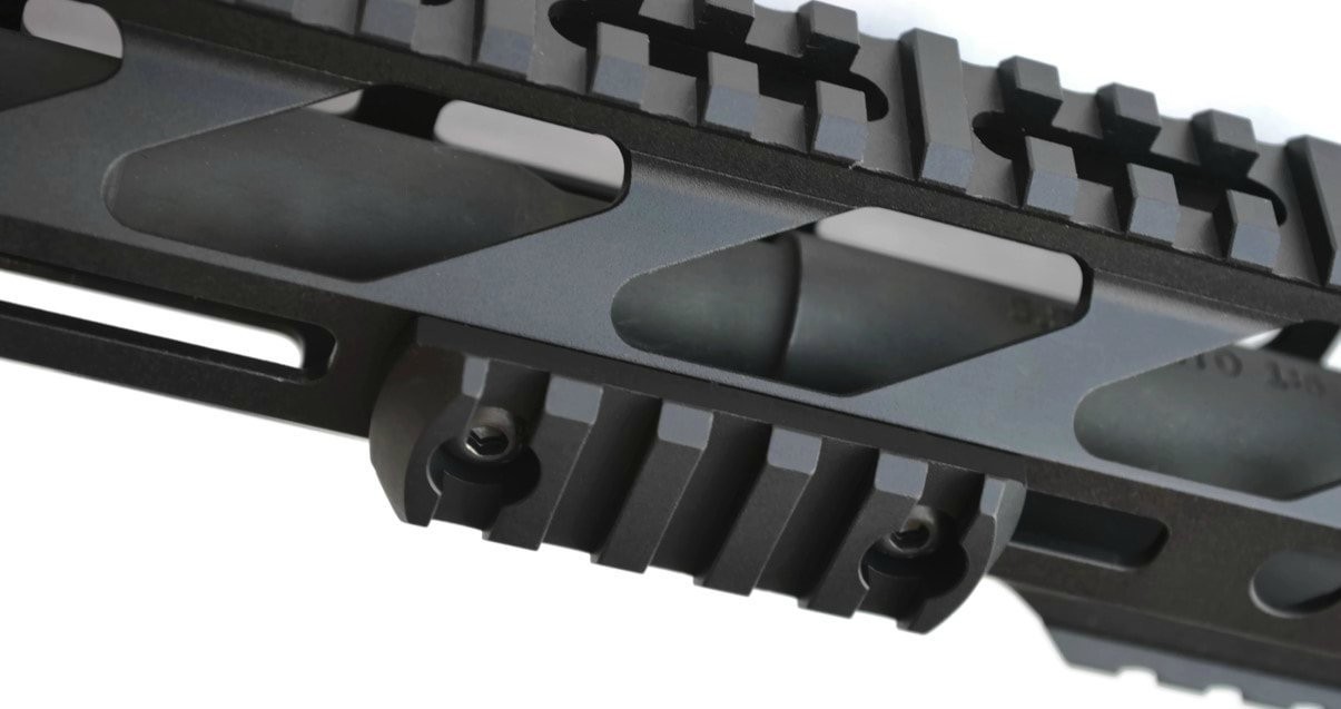 STNGR USA 5-Slot M-LOK Aluminum Picatinny Rail Section Accessory - Proudly...