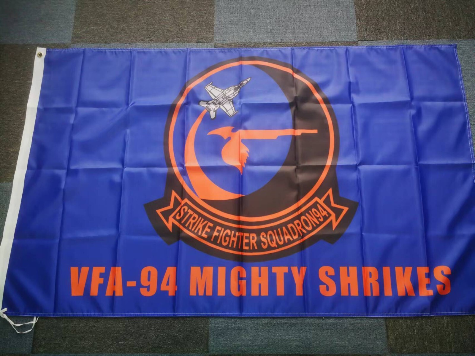 USN VFA-94 "Mighty Shrikes" 3x5 ft Single-Sided Flag Banner VFA-94