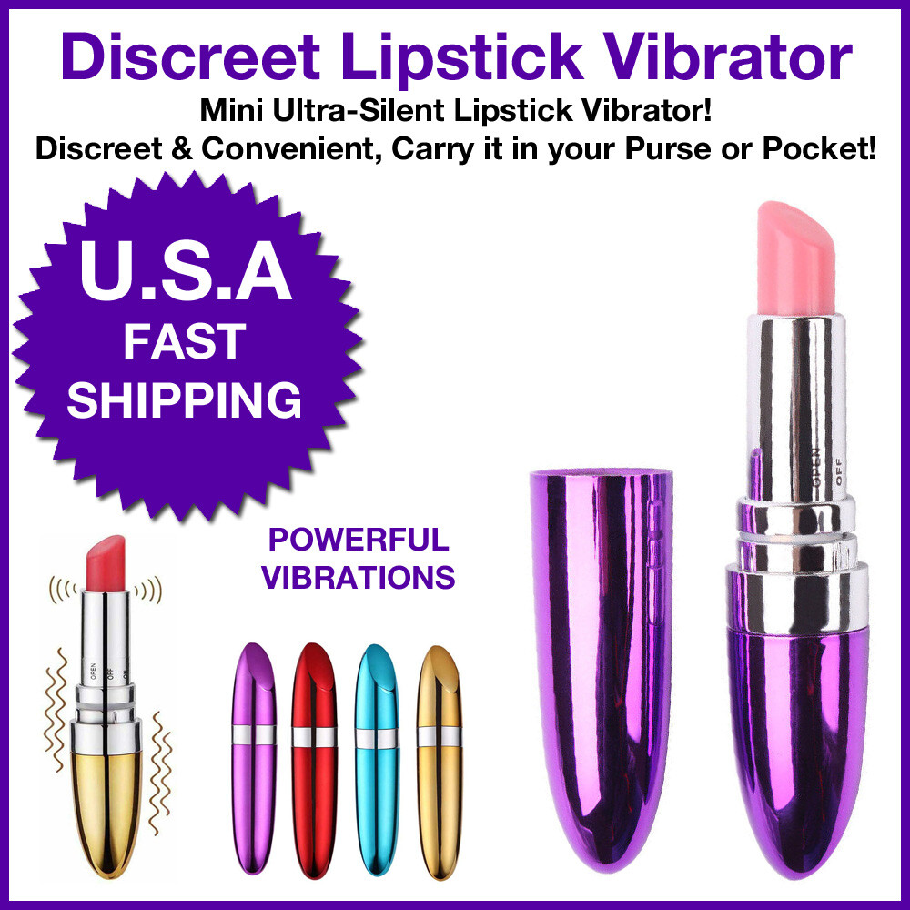 Lipstick Vibrator, Mini Bullet, Discreet Sex Toy for Women Clitoral Stimulation
