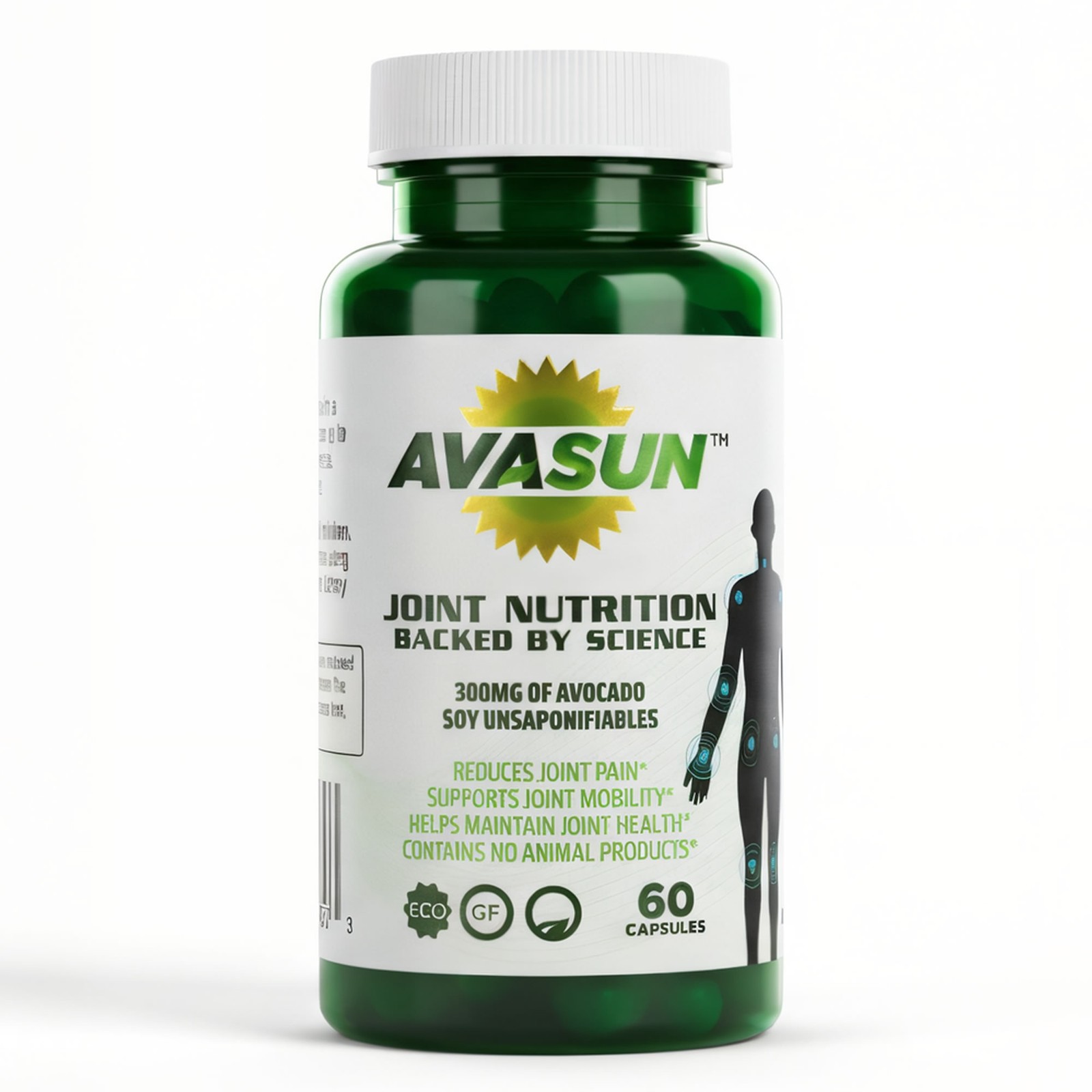 AvaSun, Joint Nutrition, Avocado Soy Unsaponifiable ASU, 300Mg, 60 Day Supply