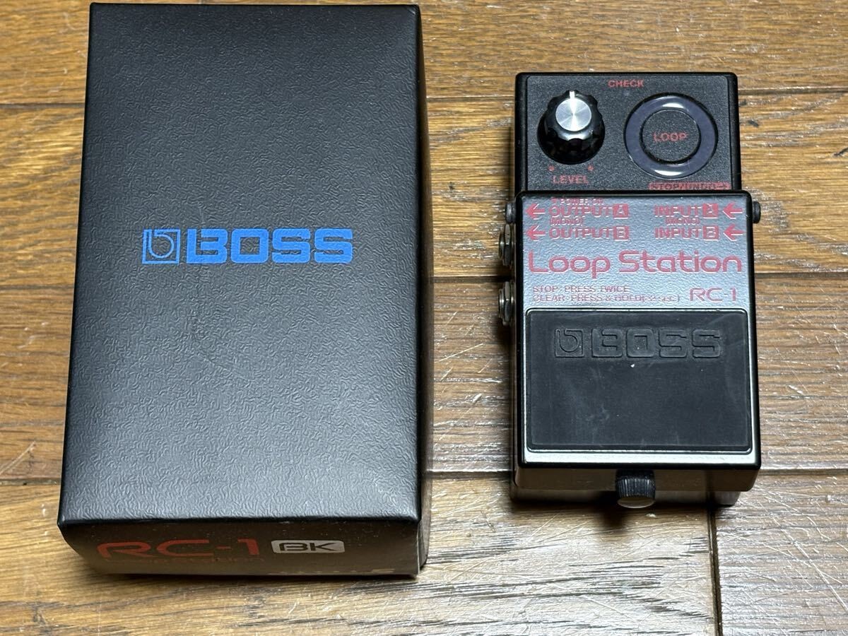 BOSS RC-1 BK Loop Station Limited Color Looper