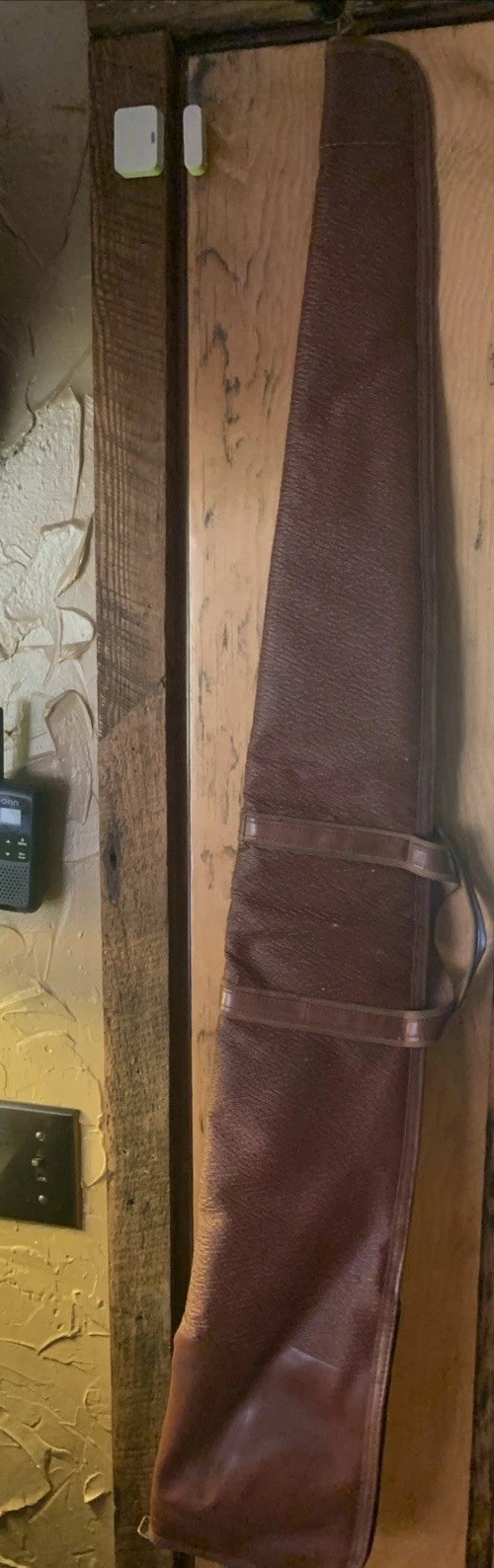 Vintage J. C. Higgins  leather and canvas Shotgun Rifle Sleeve Case 44”