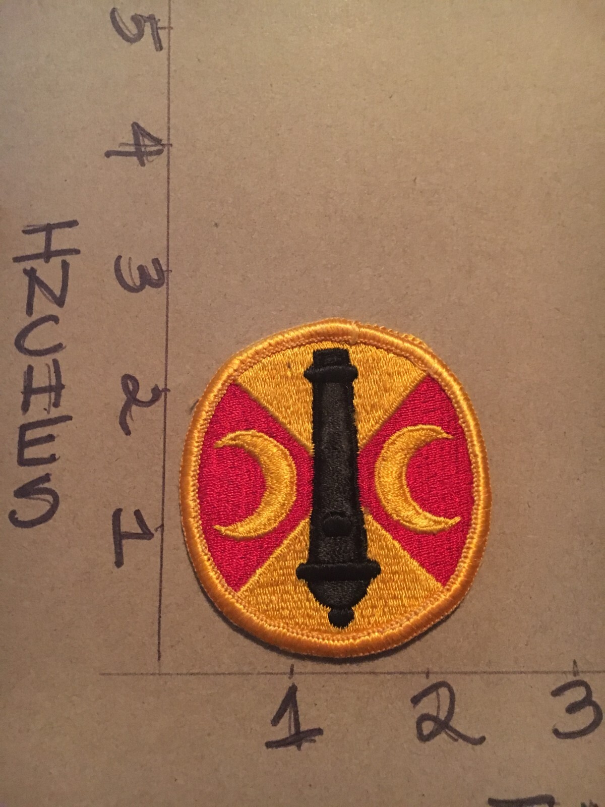 US Army 210th Artillery Brigade m/e patch 5/19/25