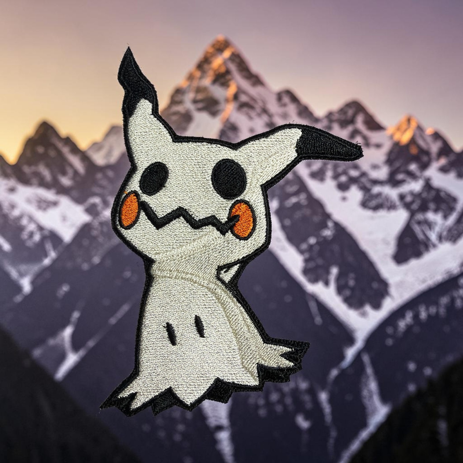 Mimikyu Pokemon Embroidery Patch 4.77" x 4.21"