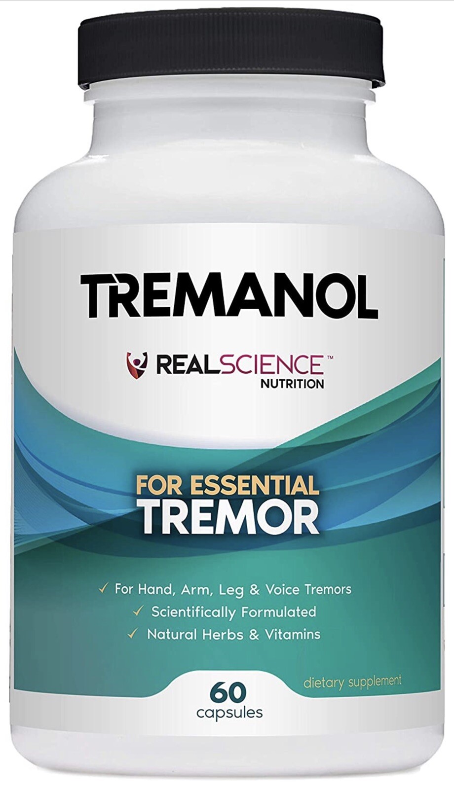 60 TREMANOL Natural Aid ESSENTIAL TREMOR RELIEF Hand Arm Leg Voice Tremors NEW