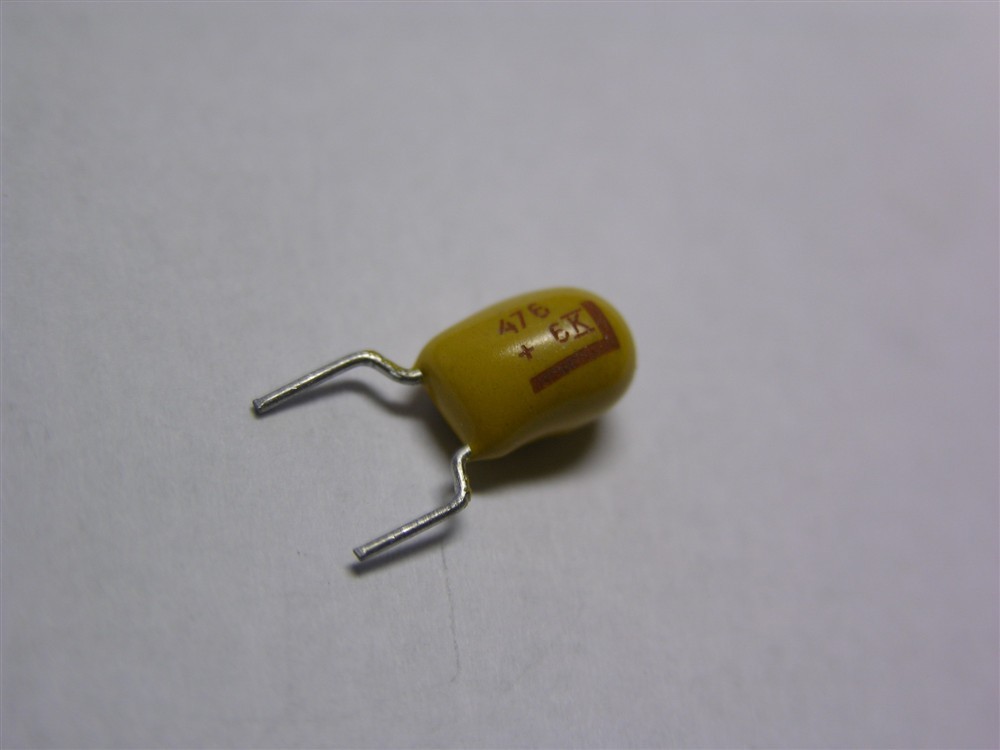 30 Kemet T354F476K006AS 47uF 6V 10% Radial Dipped Tantalum Capacitors