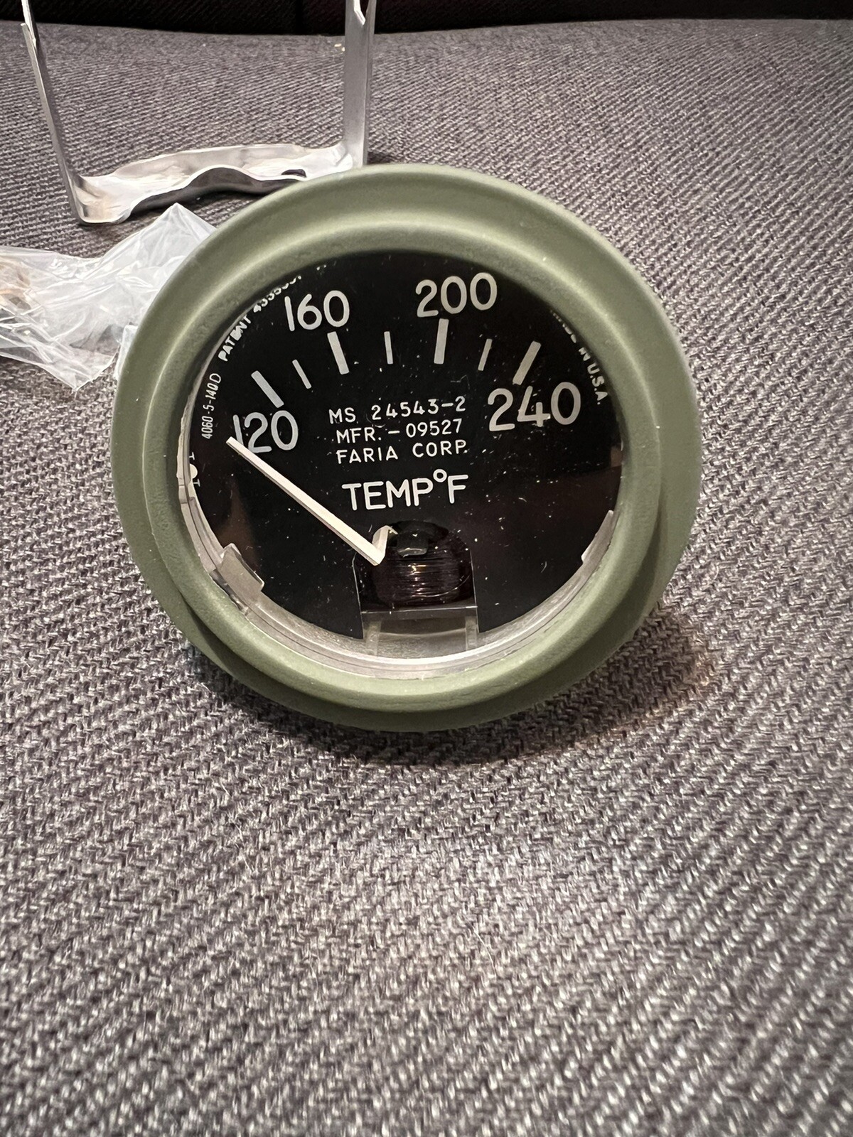 NOS HMMWV M998 HUMVEE FARIA WATER TEMP GUAGE MS24543-2