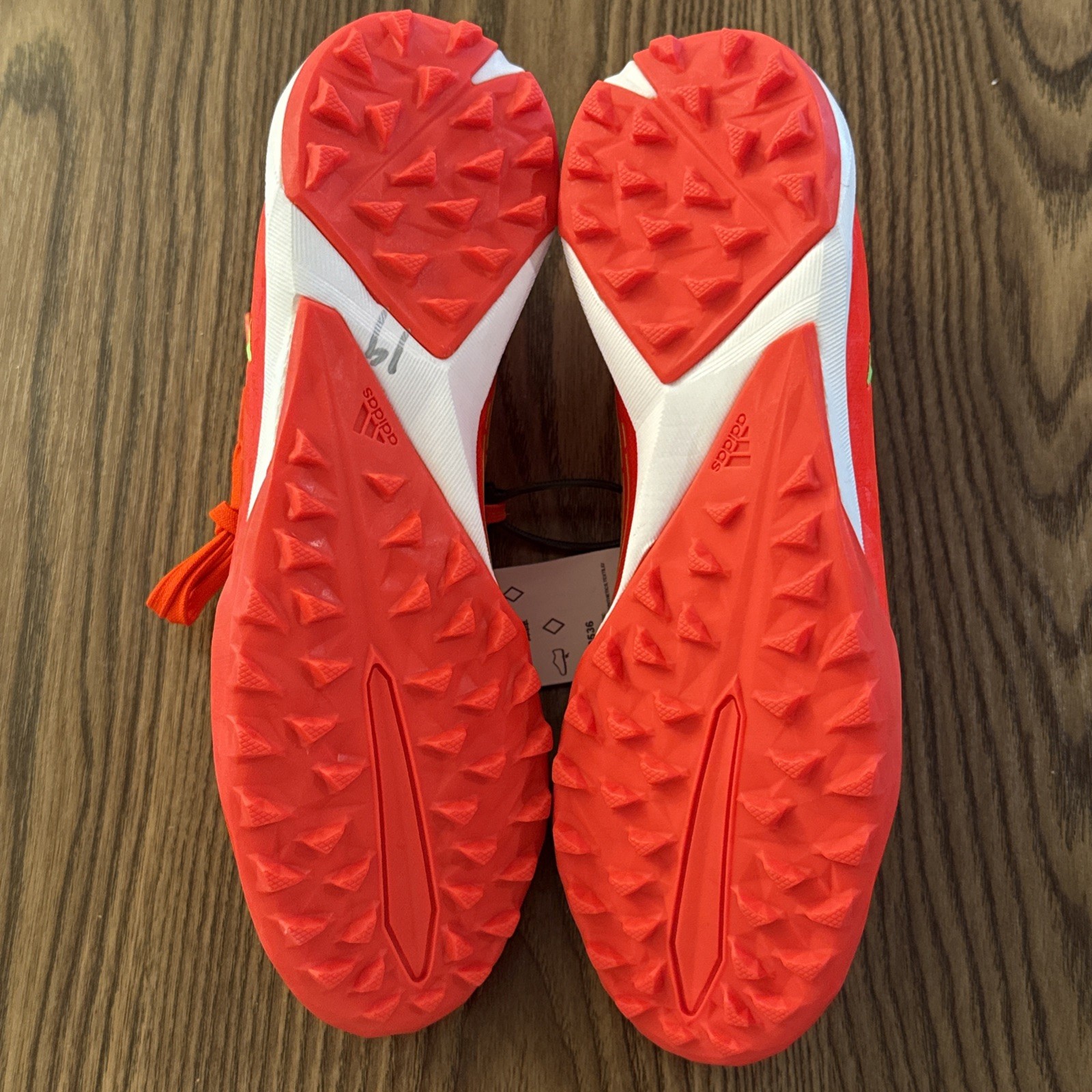 Men’s Size 6.5 Adidas Predator Edge.3 Turf Soccer Cleats Shoes Orange Red