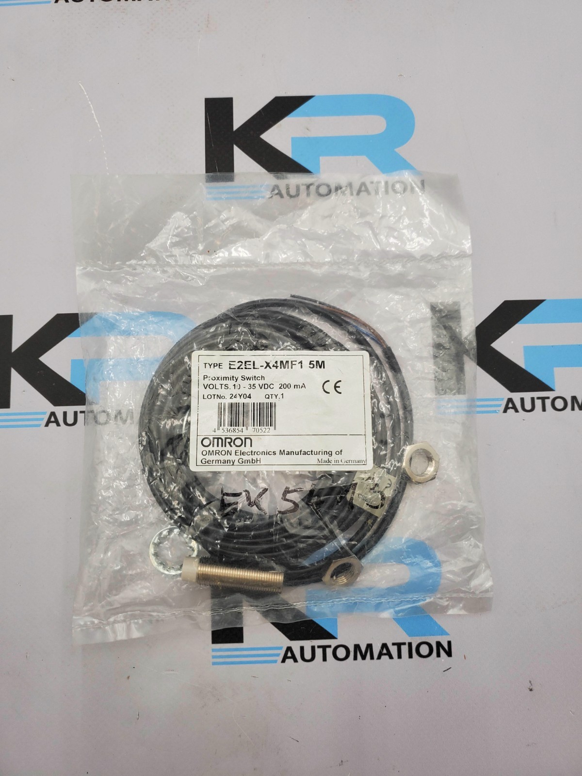 Omron E2EL-X4MF1-5M Proximity Switch 35VDC 200mA