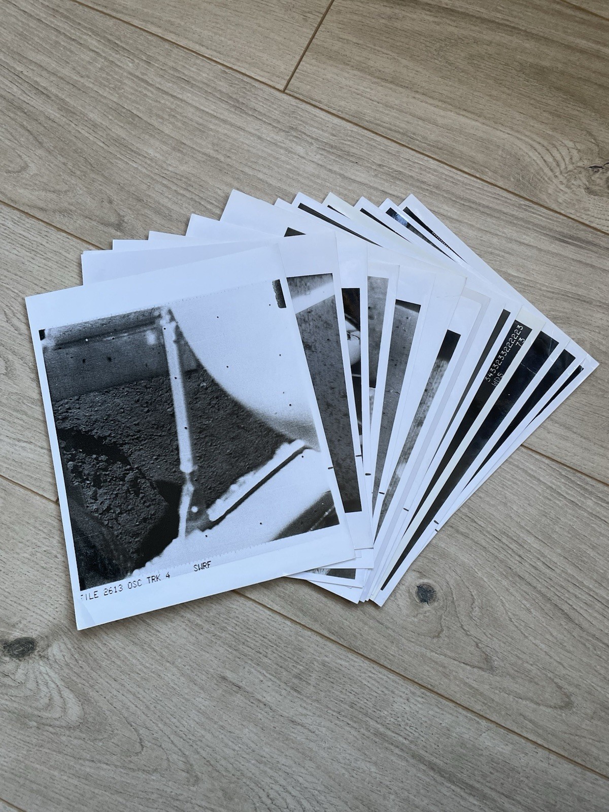 15X GENUINE VINTAGE 1966 NASA B&W SURVEYOR 1 PHOTOS